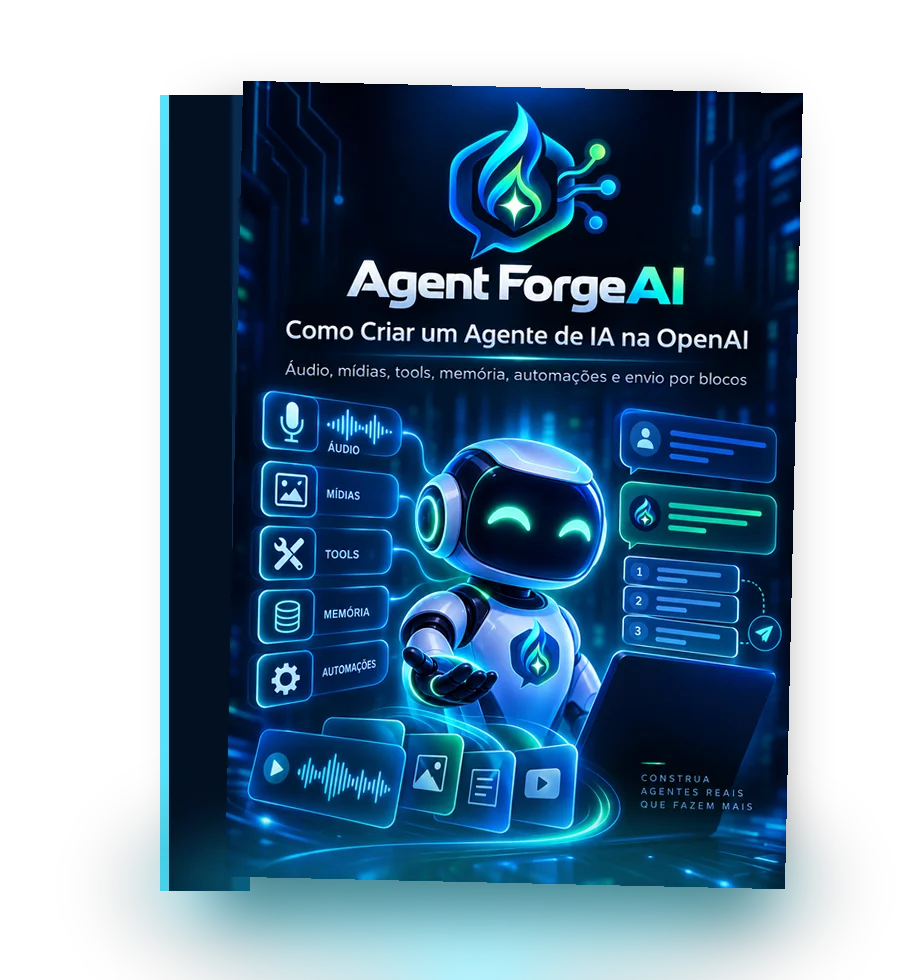 Mockup do eBook Agent Forge AI
